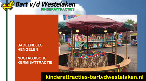 Badeendjes hengelen, nostalgische kermisattractie!